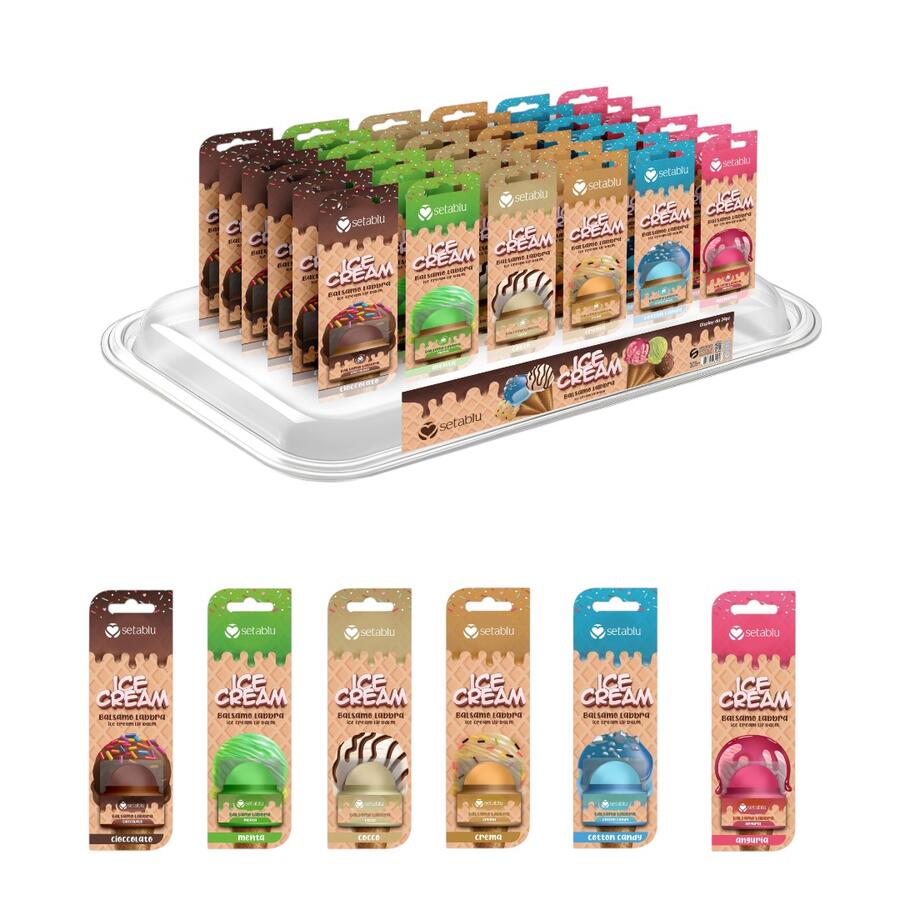 SETABLU BALSAMO LABBRA GELATO (Confezione da 24 pezzi) 