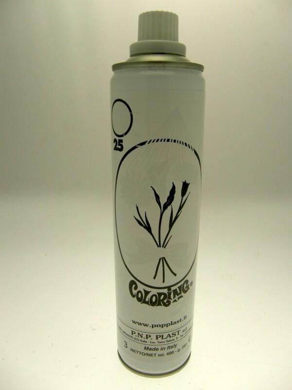 SPRAY COLORANTE PER FIORI cod.01 BIANCO 400 ml