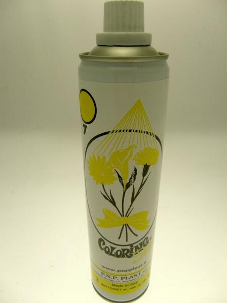 SPRAY COLORANTE PER FIORI cod.03 GIALLO 400 ml