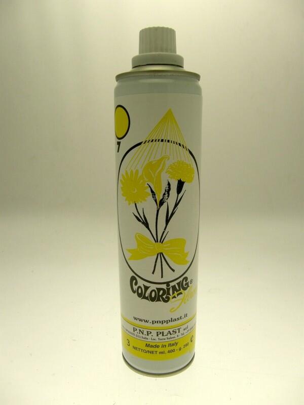 SPRAY COLORANTE PER FIORI cod.03 GIALLO 400 ml