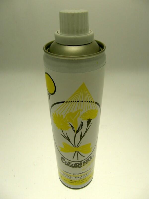 SPRAY COLORANTE PER FIORI cod.03 GIALLO 400 ml