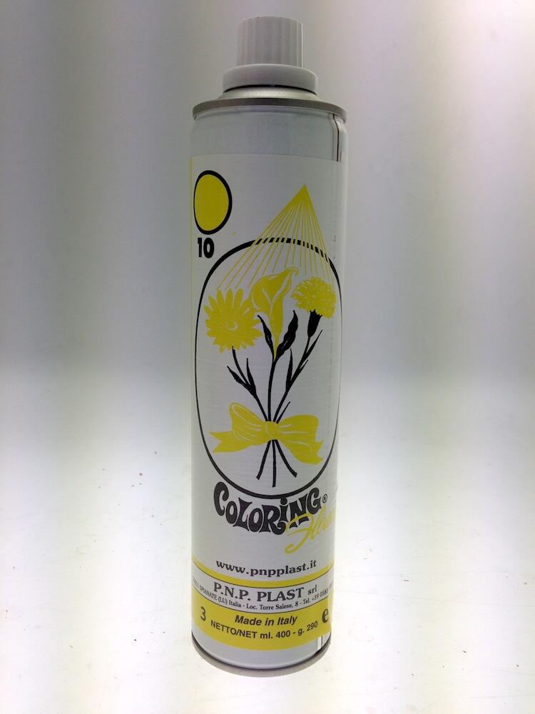 SPRAY COLORANTE PER FIORI cod.04 GIALLO GIRASOLE 400 ml