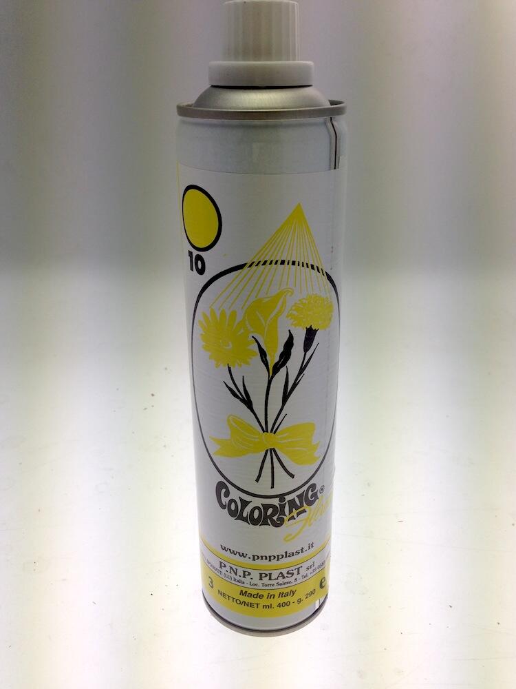 SPRAY COLORANTE PER FIORI cod.04 GIALLO GIRASOLE 400 ml