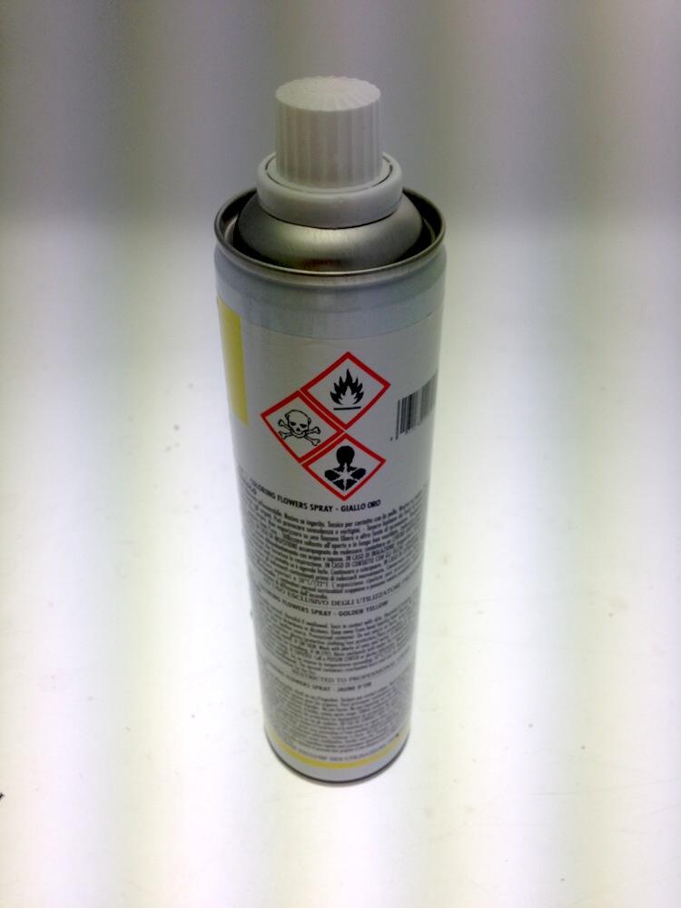 SPRAY COLORANTE PER FIORI cod.04 GIALLO GIRASOLE 400 ml