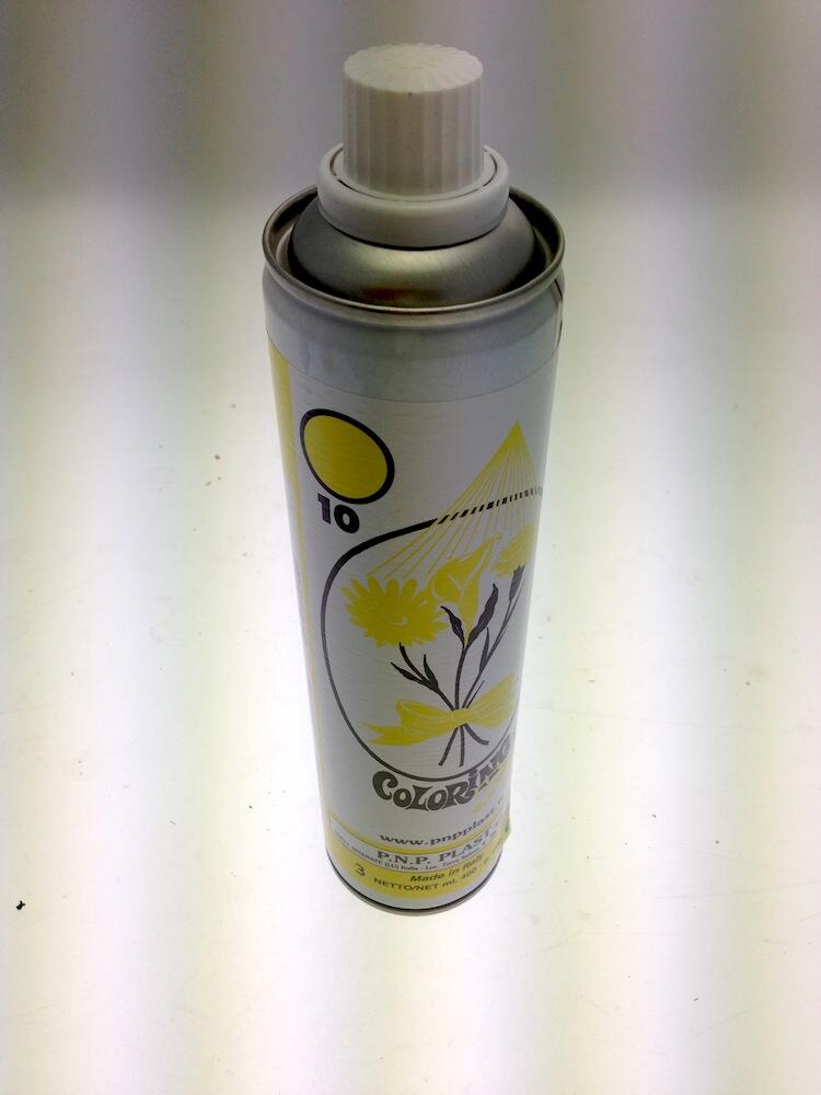 SPRAY COLORANTE PER FIORI cod.04 GIALLO GIRASOLE 400 ml