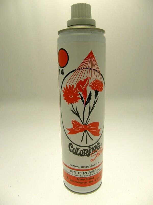 SPRAY COLORANTE PER FIORI cod.06 ROSSO 400 ml