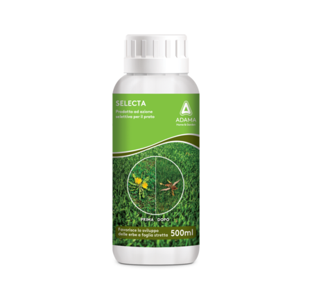 Adama Selecta Diserbante foglia larga erbicida naturale prato rinverdente 600 ml