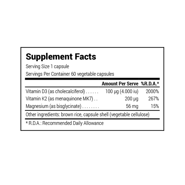 Complete D3, K2 & Magnesium - Natural Doctor