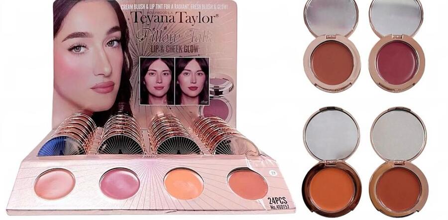 TEYANA TAYLOR CREAM BLUSH & LIP TINT [Conf. da 24 pezzi]