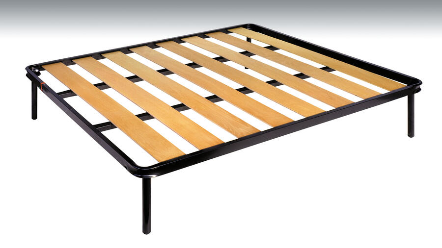 Rete a 8 doghe larghe in faggio da Cm 180x195 cm. 100% Made in Italy