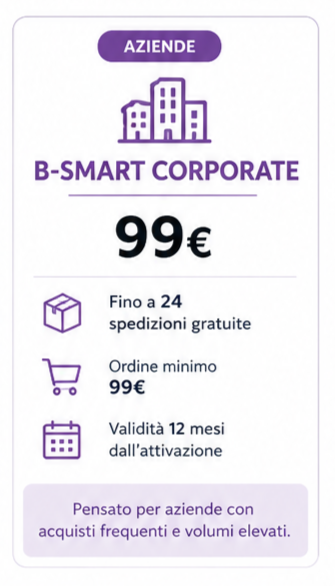 B-Smart - Abbonamento spedizioni