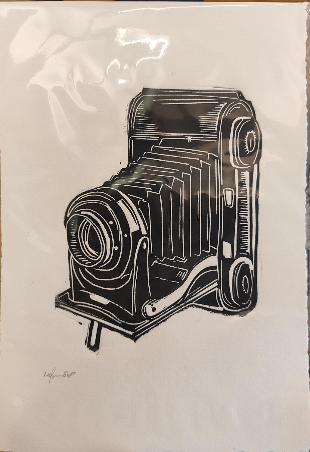 NEROFUMO680 STAMPA LINOGRAFICA su carta A4: KODAK