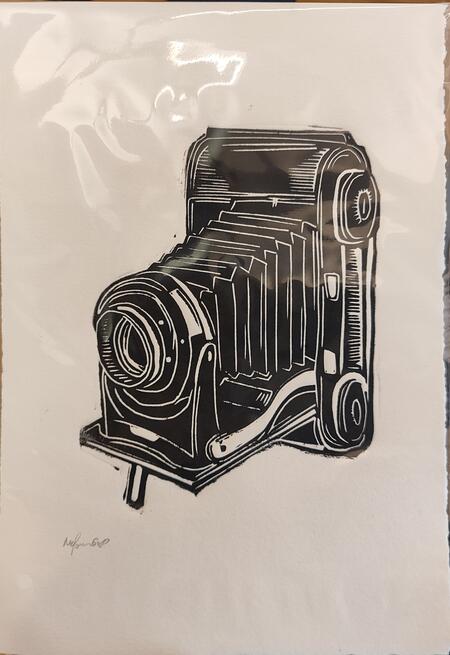 NEROFUMO680 STAMPA LINOGRAFICA su carta A4: KODAK