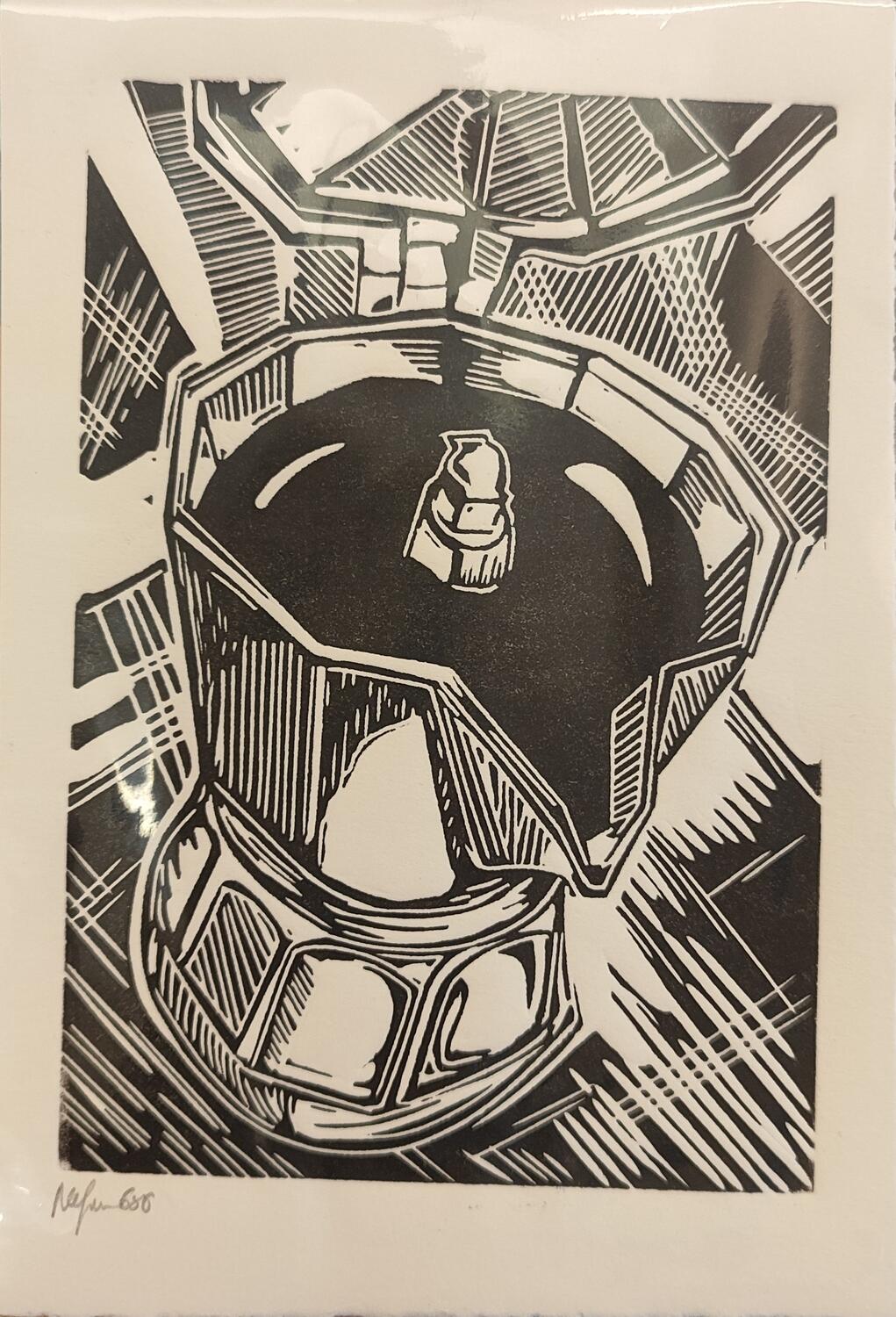 NEROFUMO680 STAMPA LINOGRAFICA su carta 15x20 cm: STAMPA LIBERA 3