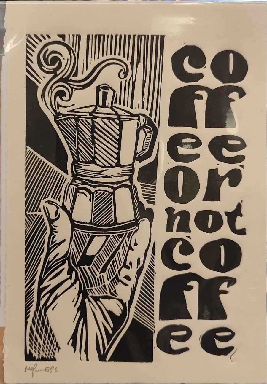 NEROFUMO680 STAMPA LINOGRAFICA su carta 15x20 cm: STAMPA LIBERA 4