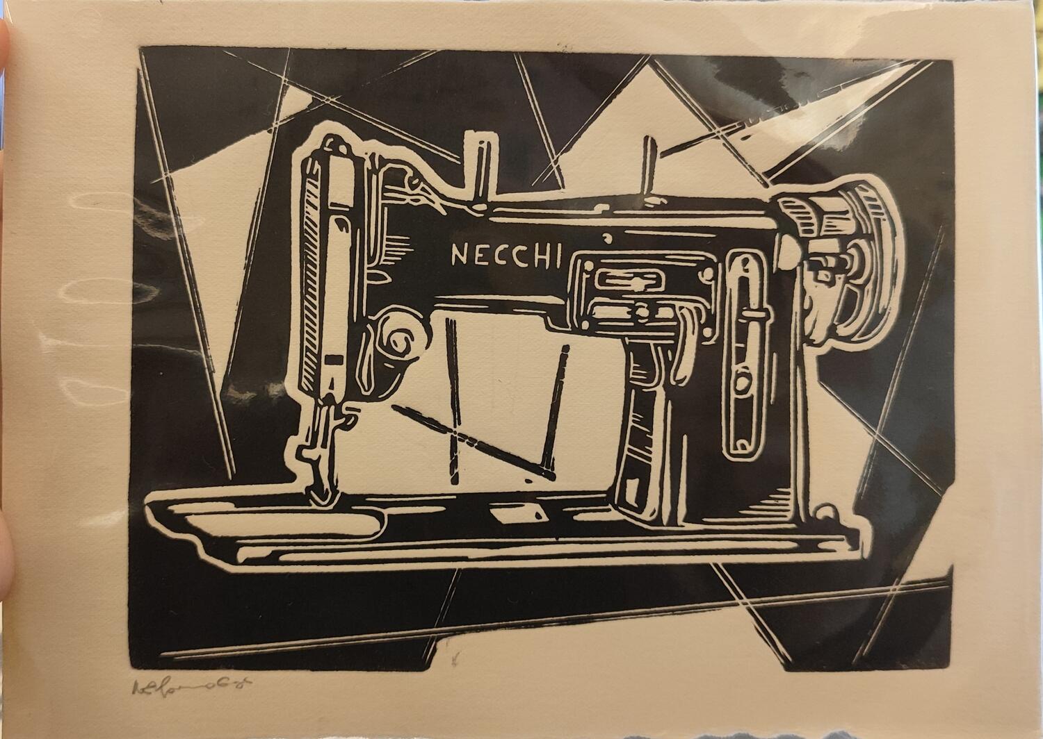 NEROFUMO680 STAMPA LINOGRAFICA su carta 15x20 cm: STAMPA LIBERA 5