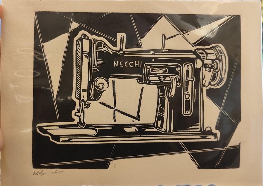 NEROFUMO680 STAMPA LINOGRAFICA su carta 15x20 cm: STAMPA LIBERA 5