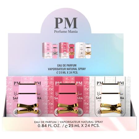 GIOMA PM SARA MINI PROFUMO 25 ML + 3 TESTER OMAGGIO (Confezione da 24 pezzi) 