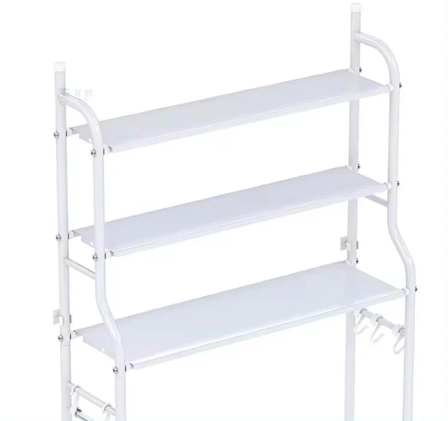 SCAFFALE BAGNO SOPRA LAVATRICE A 3 RIPIAN 152x68x25 MOBILE SALVASPAZIO WHITE WC