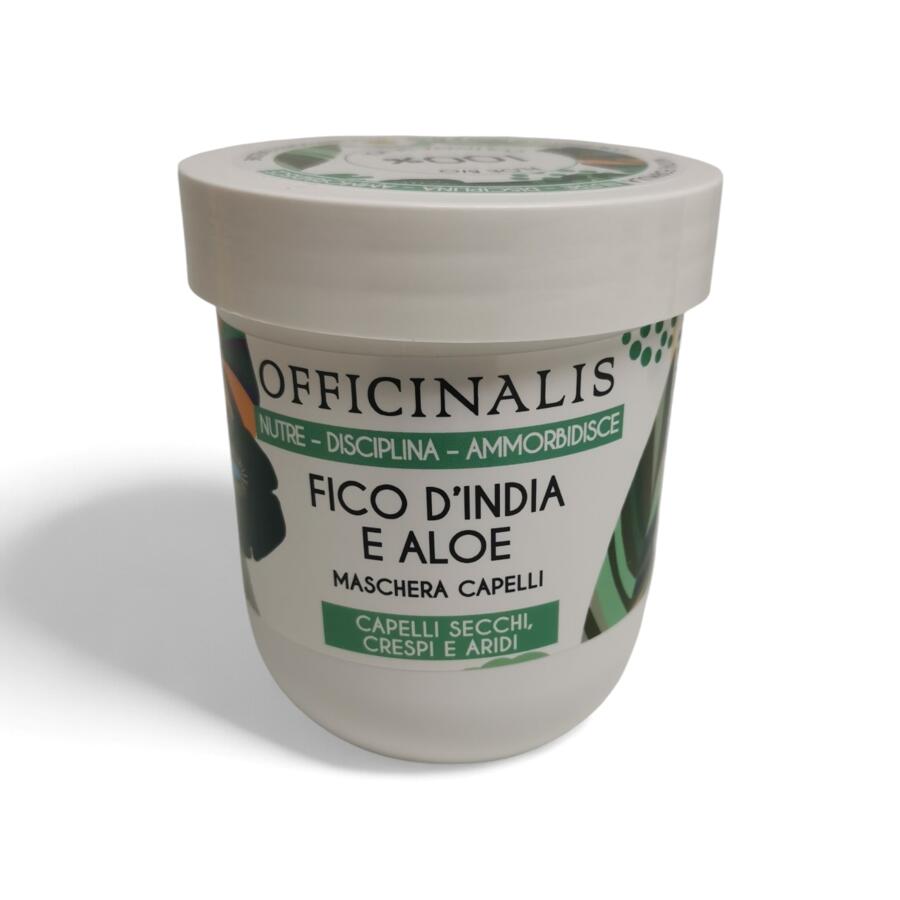 OFFICINALIS Maschera Capelli FICO D'INDIA E ALOE - Capelli secchi, crespi e aridi