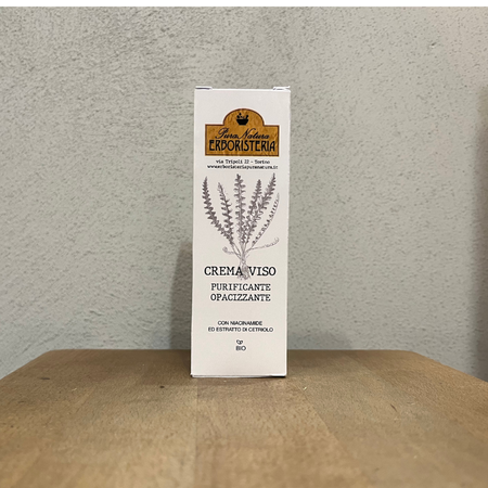 Erboristeria Puranatura - Crema viso purificante opacizzante bio