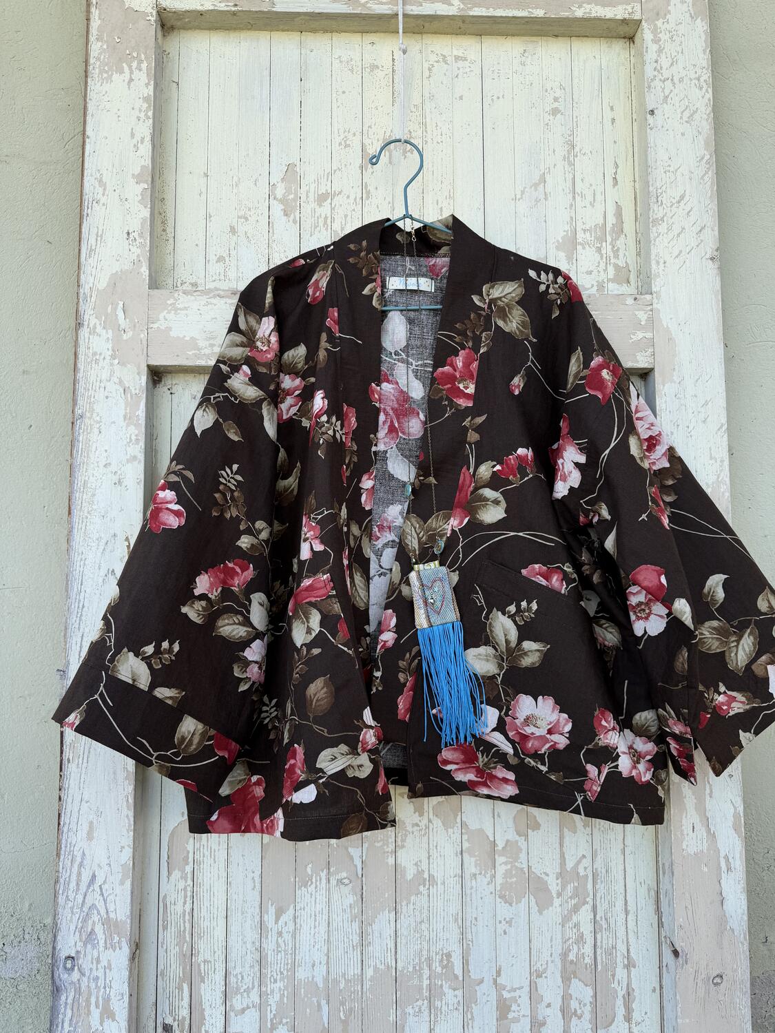 Kimono rose rosa 