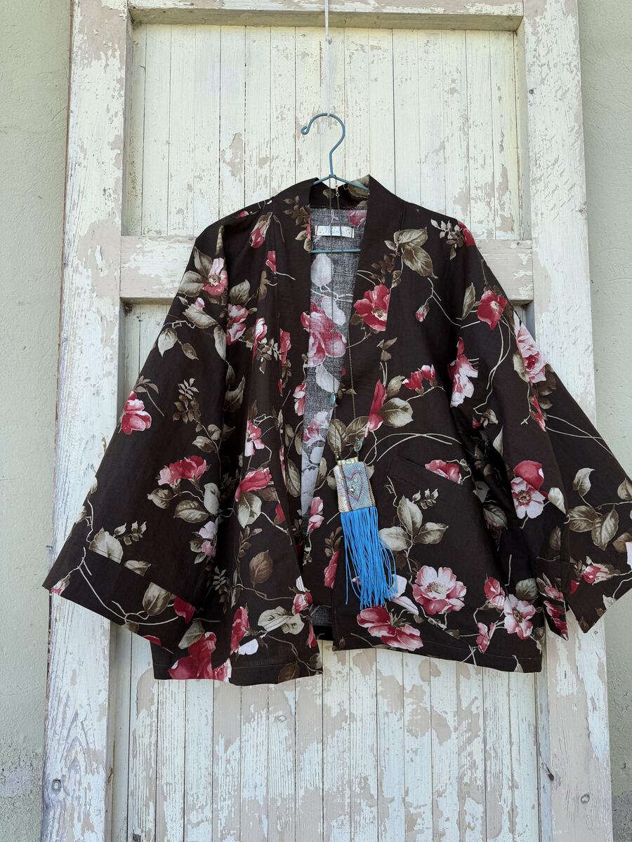 Kimono rose rosa 