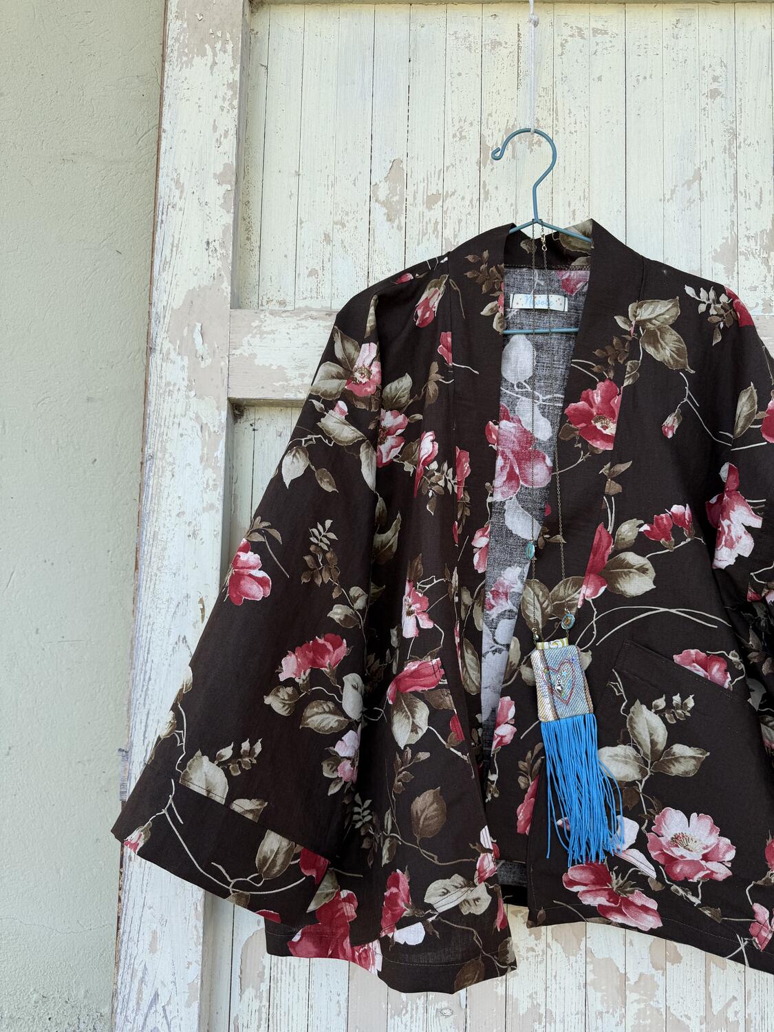 Kimono rose rosa 