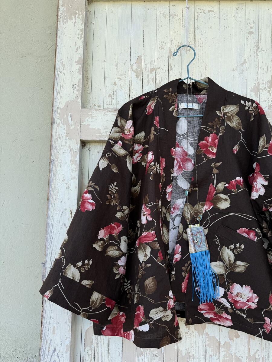 Kimono rose rosa 