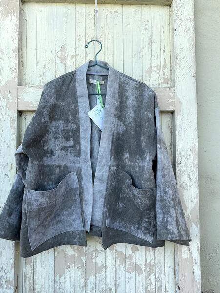 Kimono degradè grigio/verde