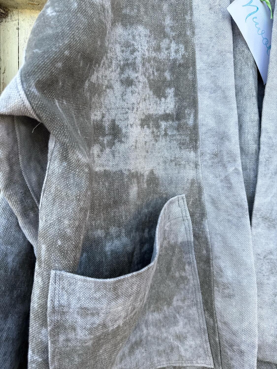 Kimono degradè grigio/verde