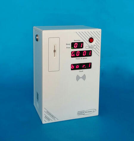Gettoniera elettronica da 1 a 5  docce o servizi 12Vac mod. Baleari 5