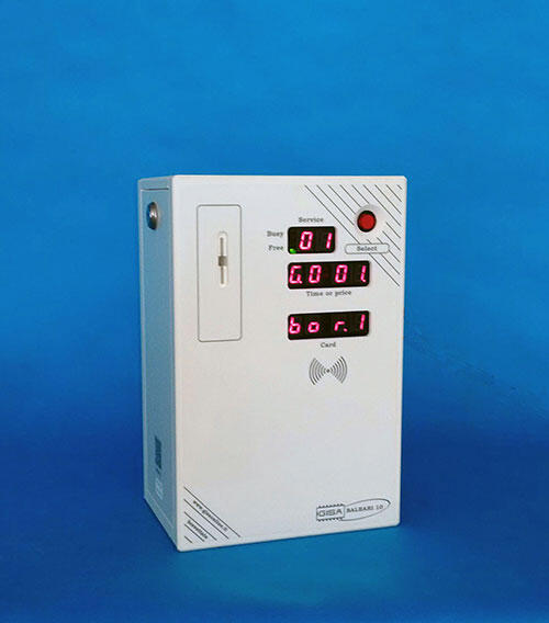 Gettoniera elettronica da 1 a 10 docce o servizi 12Vac mod. Baleari 10