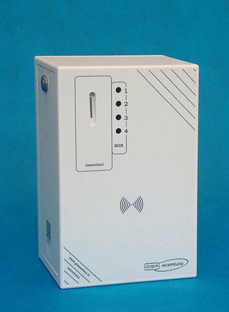 Gettoniera elettronica da 1 a 4 docce o servizi selezione automatica 12Vac mod. Acapulco