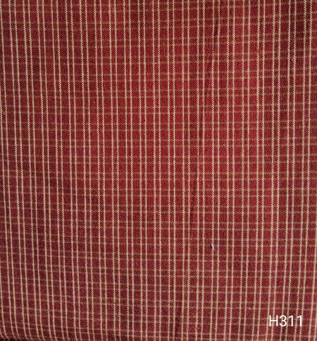 H311- tessuto tinto in filo taglio 25x110 cm bordeaux