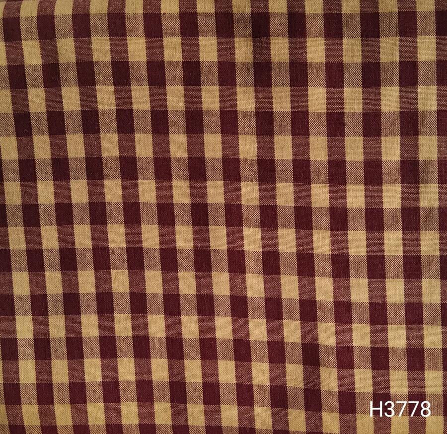 3778 wine -Tessuto tinto in filo taglio 25x110 cm  bordeaux