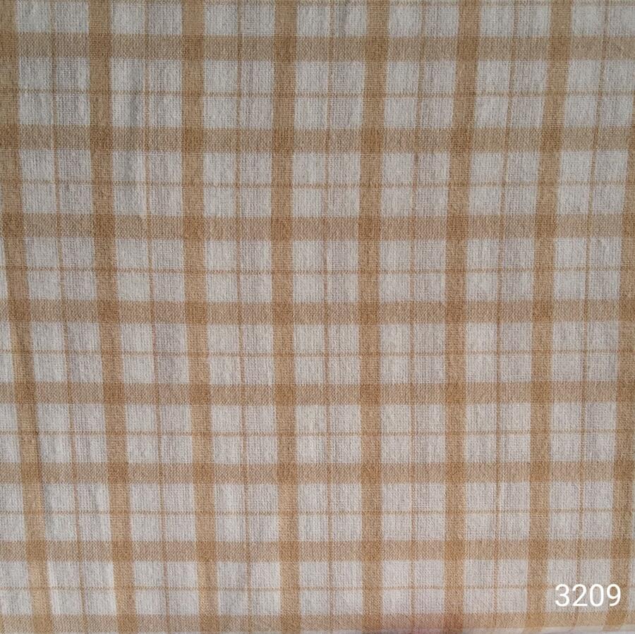 3209 chats - tessuto tinto in filo brusched panna taglio 25x110 cm