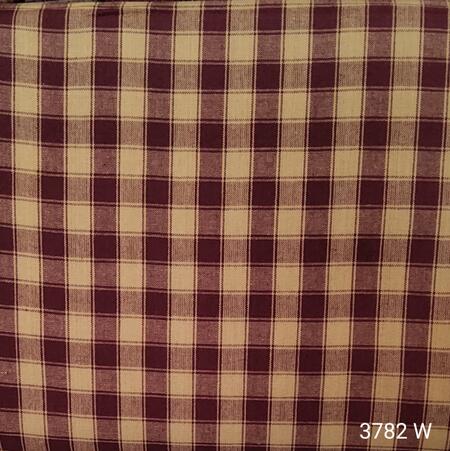 3782 wine - tessuto tinto in filo taglio 25x110 cm bordeaux