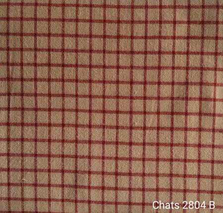 2804 -Tessuto tinto in filo brusched taglio 25x110 cm