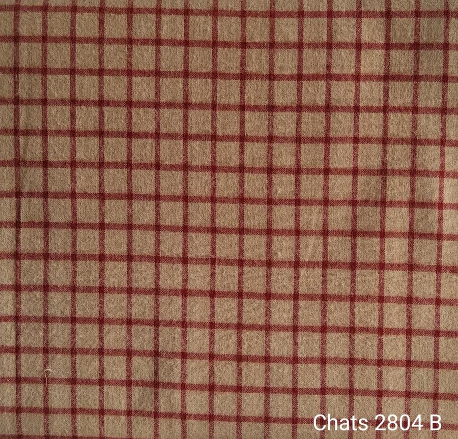2804 -Tessuto tinto in filo brusched taglio 25x110 cm