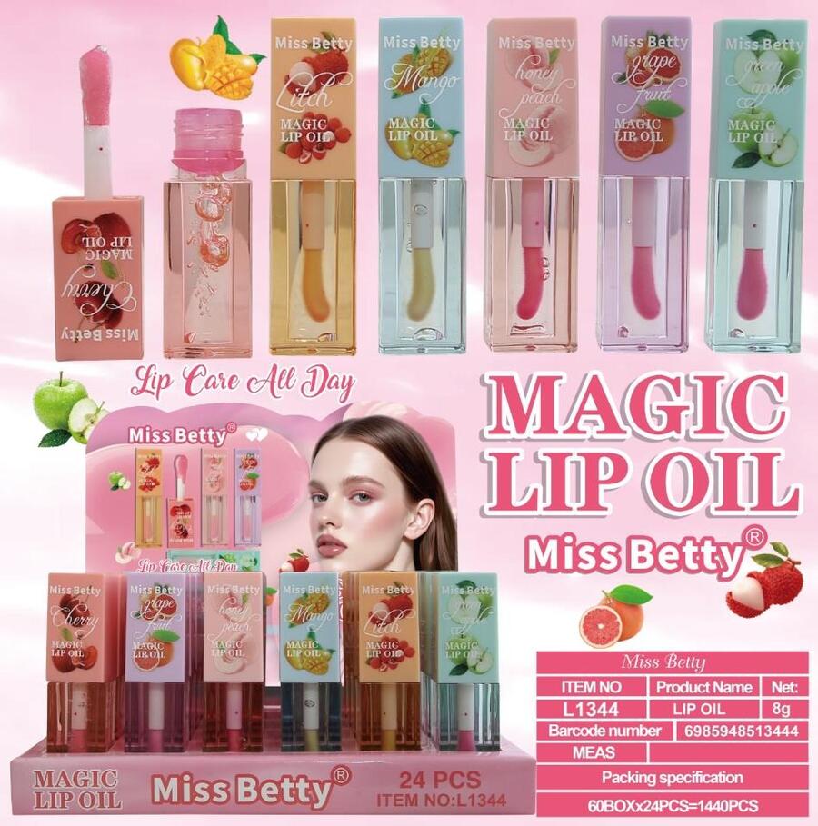 MISS BETTY MAGIC LIP OIL [Conf. da 24 pezzi]