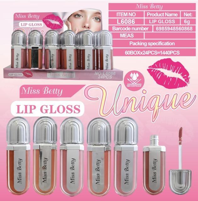 MISS BETTY LIP GLOSS UNIQUE [Conf. da 24 pezzi]