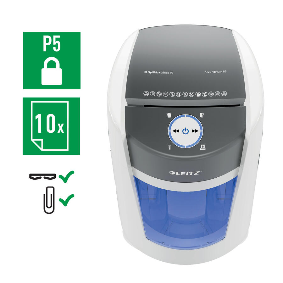 Distruggidocumenti OptiMax Office P5 Leitz