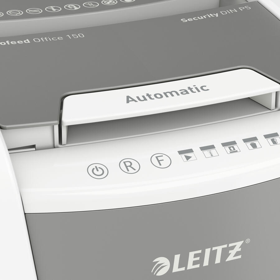 Distruggidocumenti a micro frammenti Autofeed 150 P5 Leitz IQ