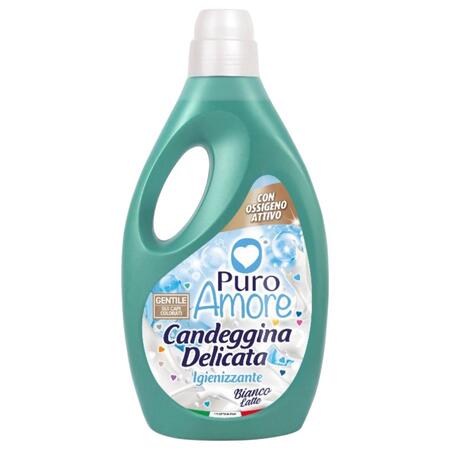 PURO AMORE CANDEGGINA DELICATA 2 LT BIANCO LATTE (Confezione da 6 pezzi) 
