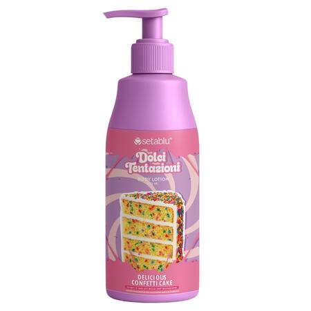 SETABLU CREMA CORPO 500 ML DELICIOUS CONFETTI CAKE (Confezione da 12 pezzi) 