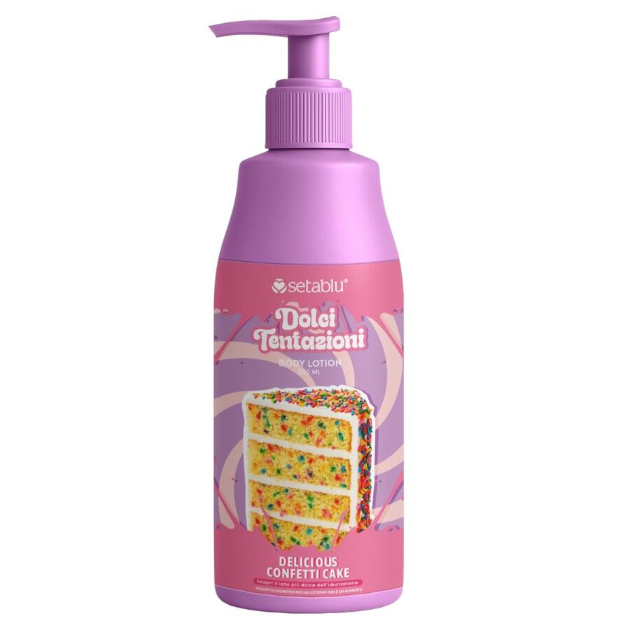 SETABLU CREMA CORPO 500 ML DELICIOUS CONFETTI CAKE (Confezione da 12 pezzi) 