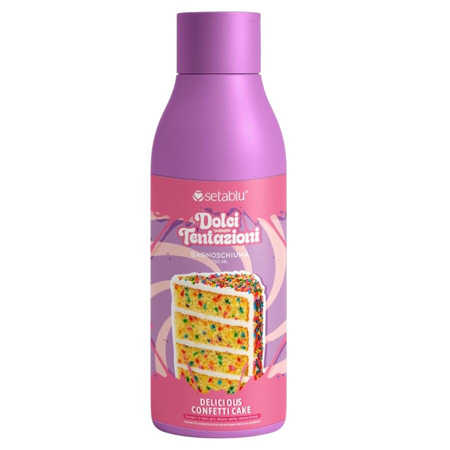 SETABLU BAGNOSCHIUMA 750 ML DELICIOUS CONFETTI CAKE (Confezione da 12 pezzi) 