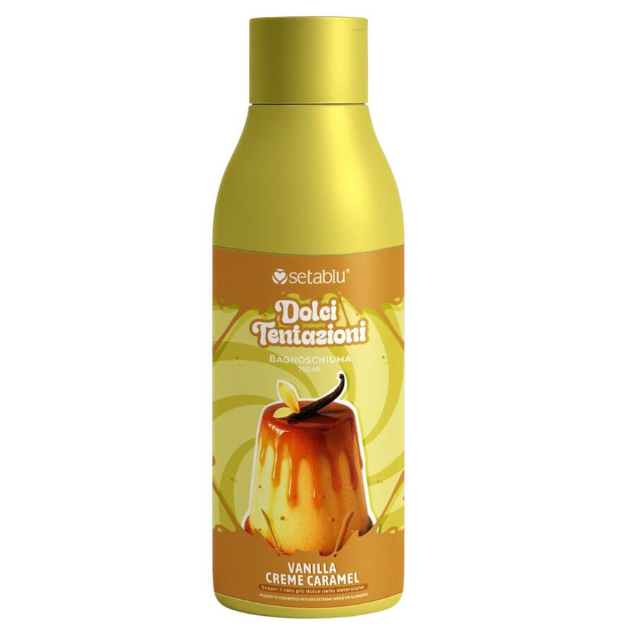 SETABLU BAGNOSCHIUMA 750 ML VANILLA CREME CARAMEL (Confezione da 12 pezzi) 