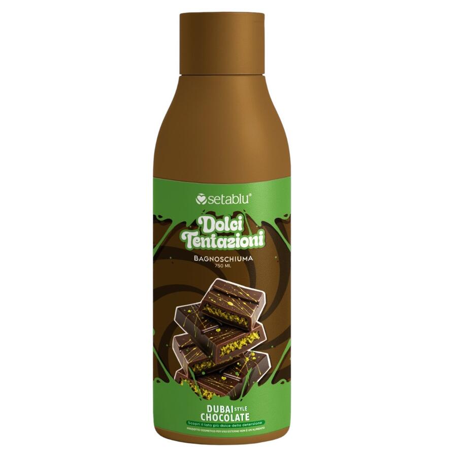 SETABLU BAGNOSCHIUMA 750 ML DUBAI CHOCOLATE (Confezione da 12 pezzi) 
